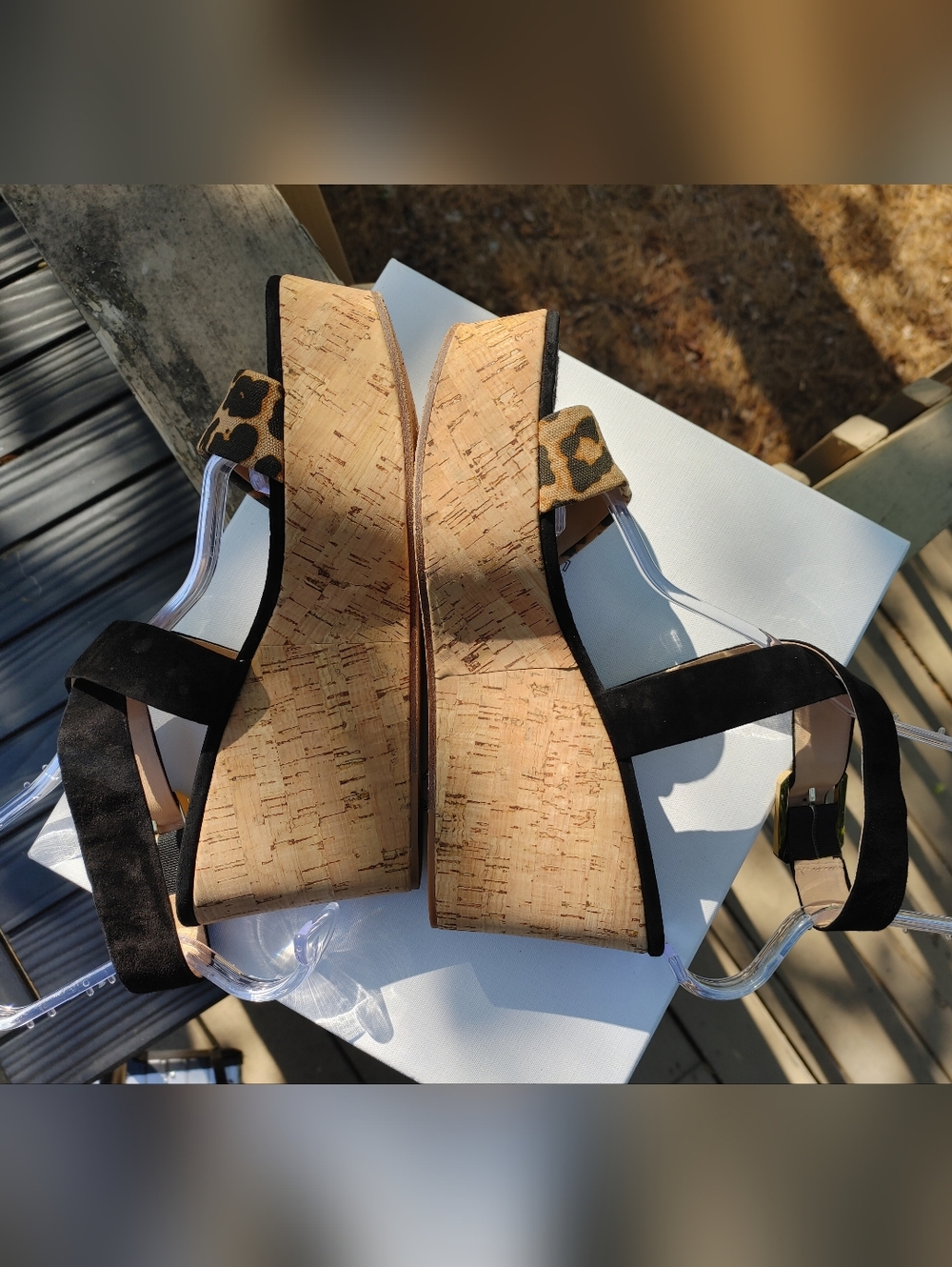 Veronica Beard HURLEY Suede & Leather Platform Sandal 10 - Picture 11 of 16